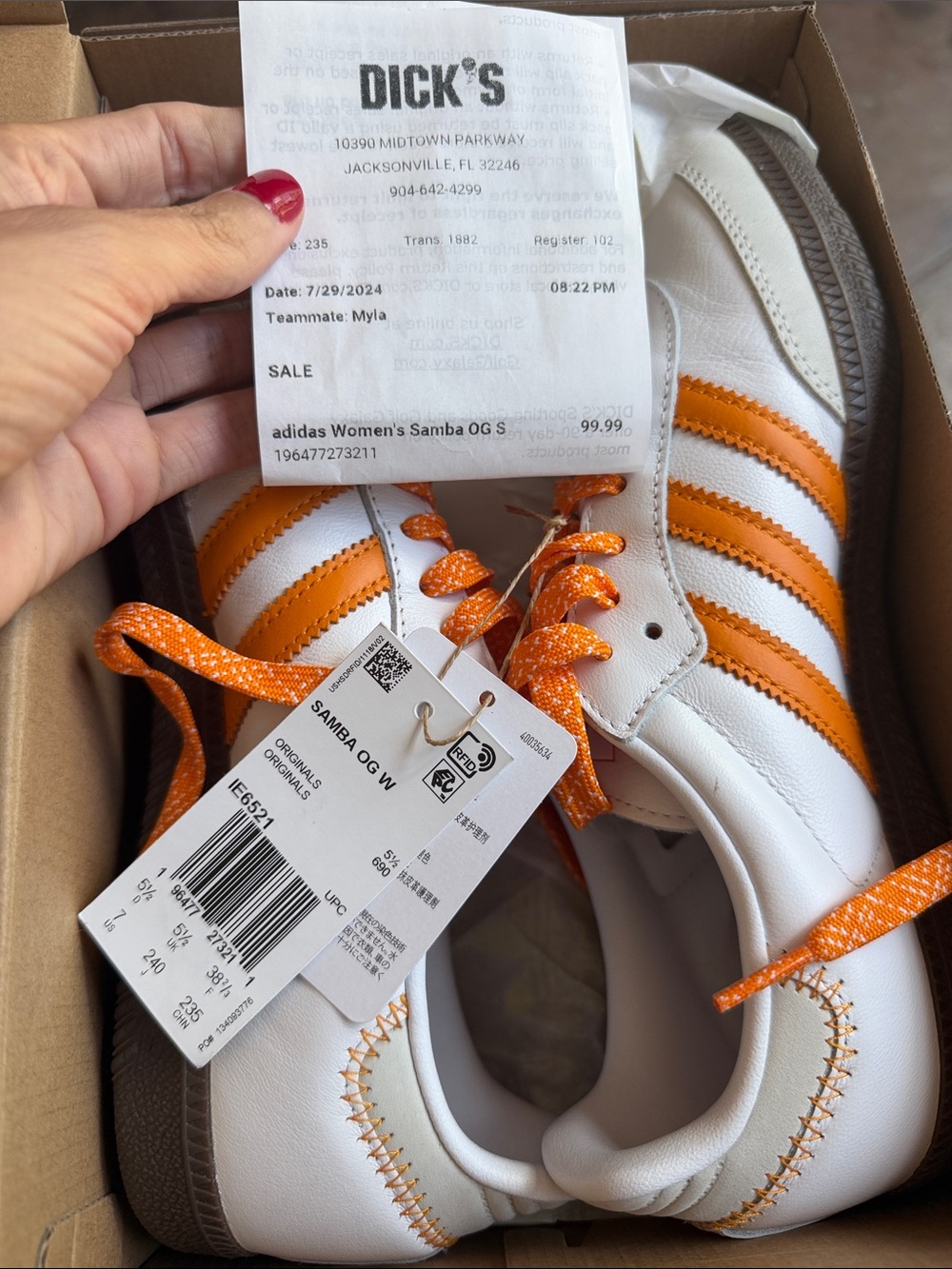 BRAND NEW!!! Samba OG women’s - Picture 7 of 7